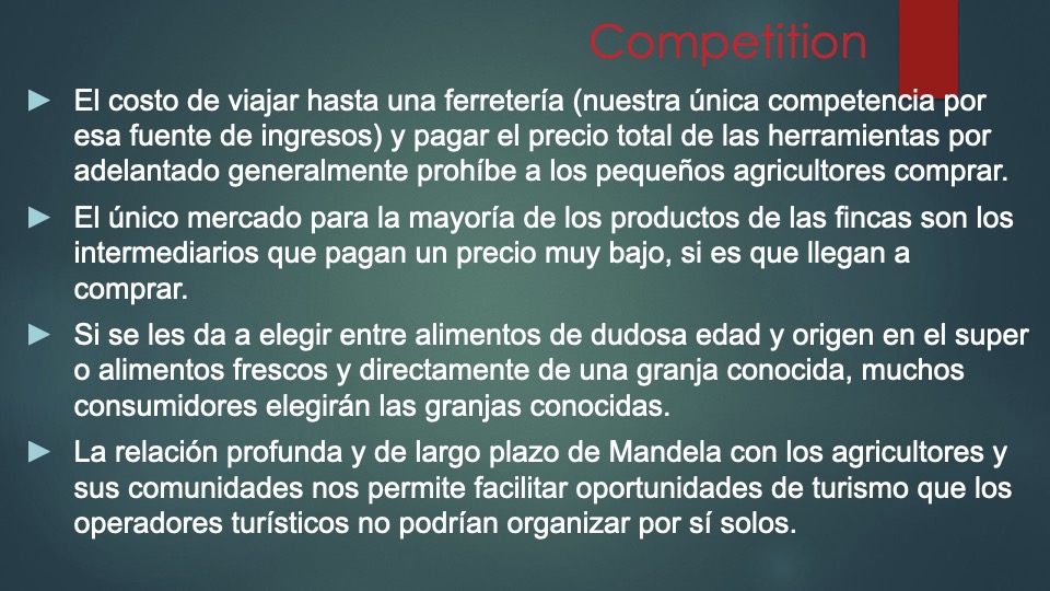 6 Mandela _pitch deck_ español